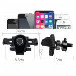 Wholesale Easy Auto Clip Air Vent Car Mount Holder KI431 (Black)